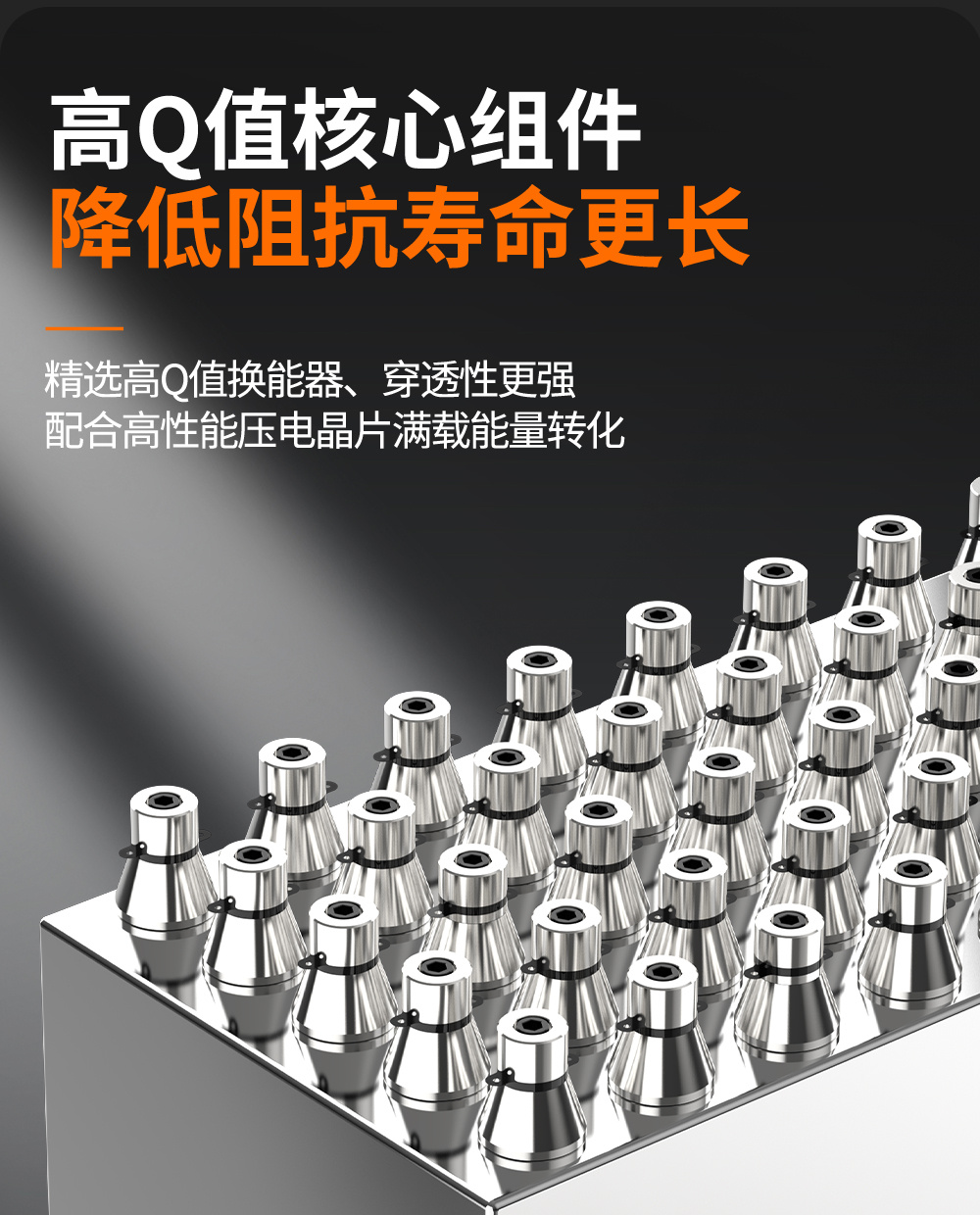 冠博仕GE1240H双槽超声波清洗机带鼓风烘干 | 45L/600W | 工业用大功率五金模具汽修大型超音波除油清洁机